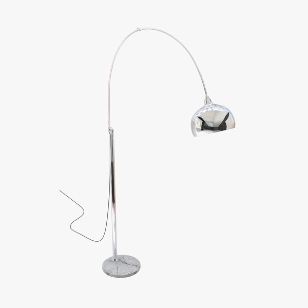 3ds curved floor lamp metal - Floor Lamp 02... by Lajhar 